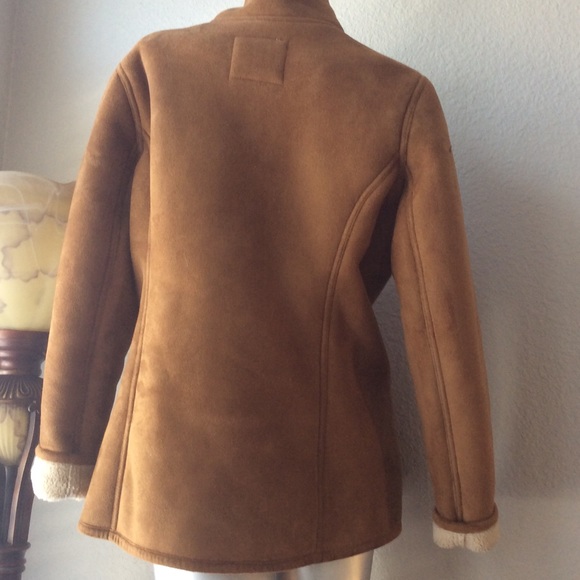 Lands End Jacket Faux Suede Shera - Picture 3 of 5